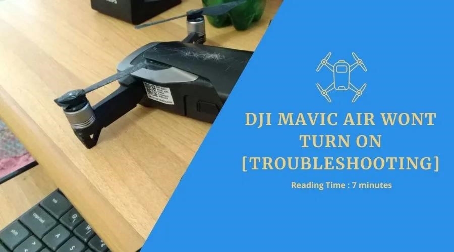 DJI Mavic Air не включается